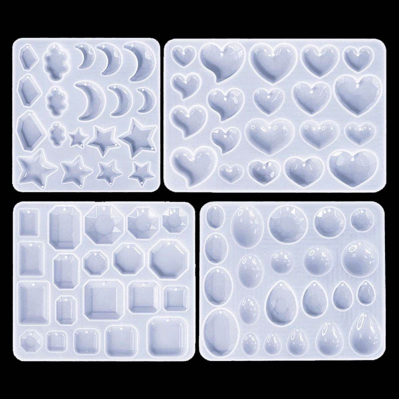 Resin Ocean Wave Mold - Cabochon Gem Jewelry Silicone Mold Oval