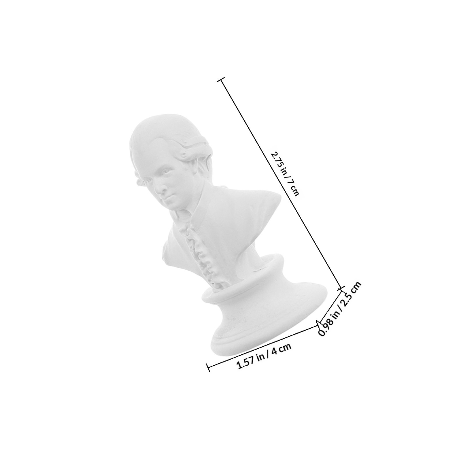 5Pcs Mini Resin Musicians Bust - огляд і ціна Resin Crafts