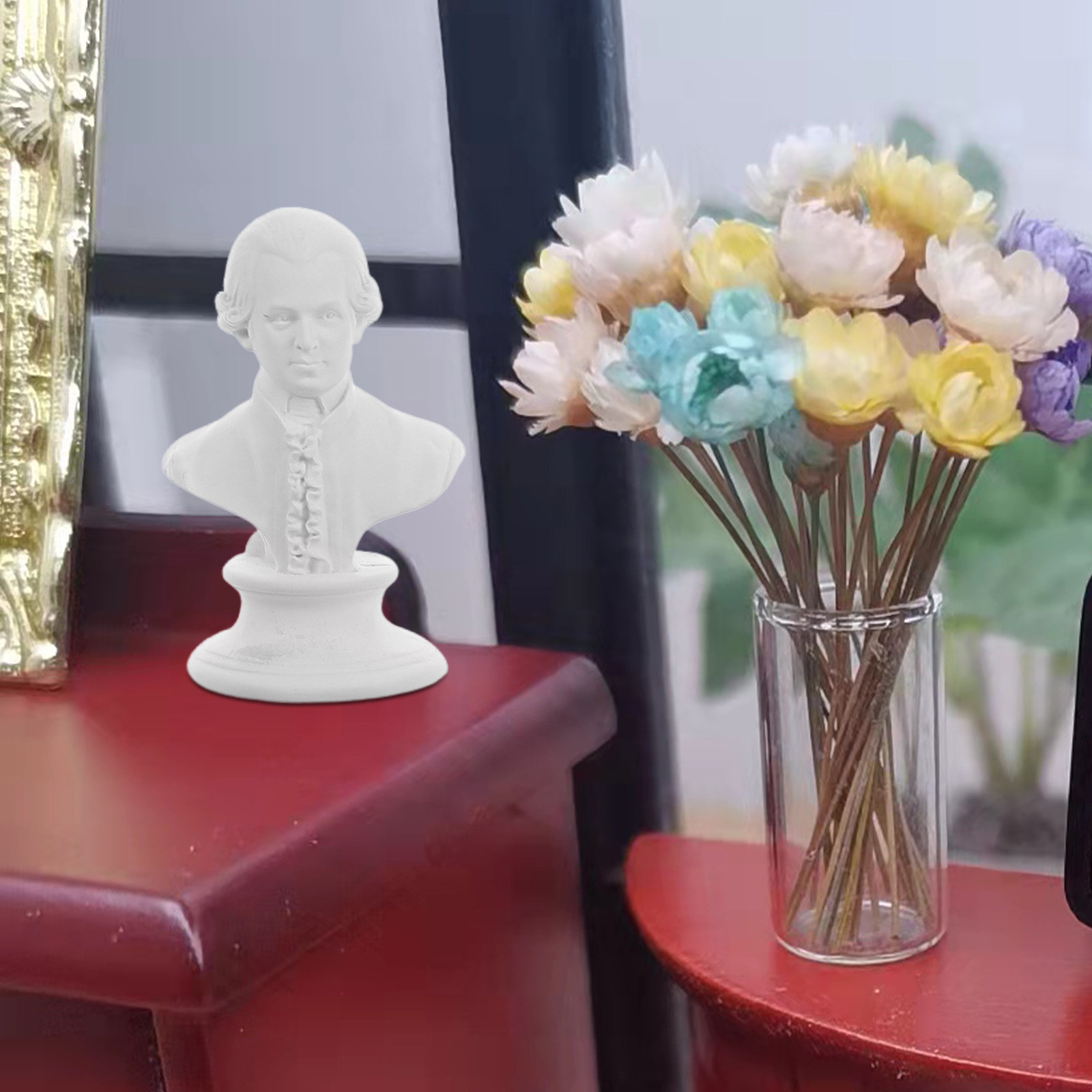 5Pcs Mini Resin Musicians Bust - огляд і ціна Resin Crafts