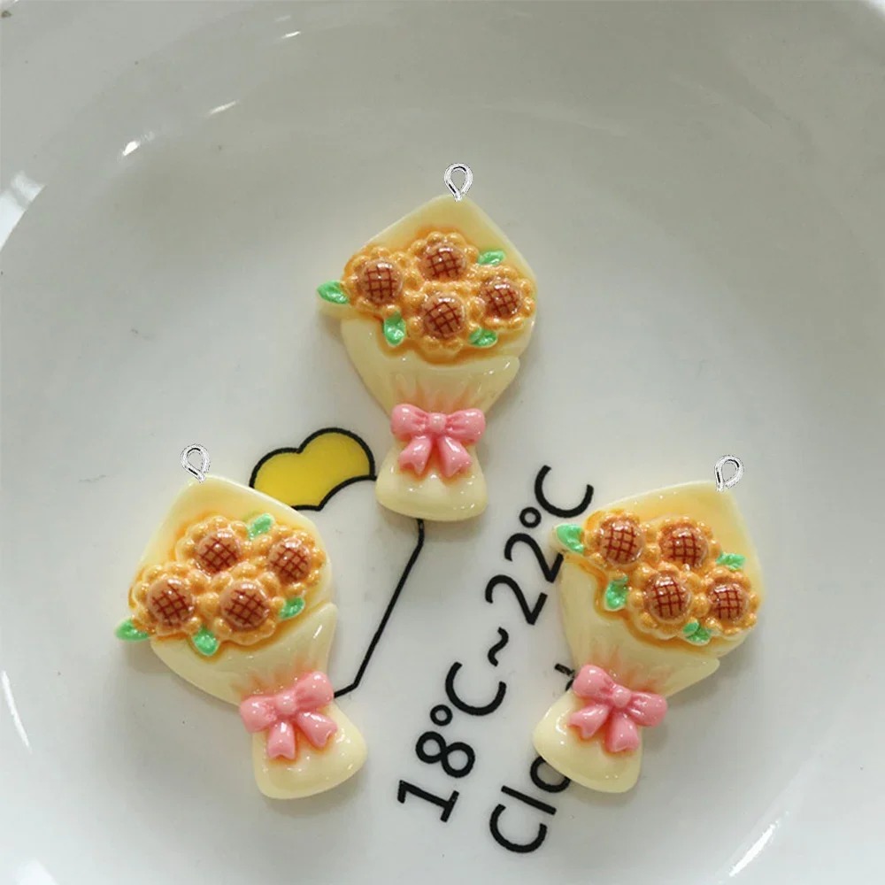 10Pcs Sparkly Bouquet Flatback - огляд і ціна Resin Craft Supplies