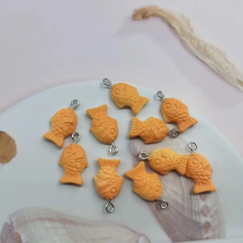 10Pcs Lovely Korea Koi Fish Fl - огляд і ціна Resin Crafts Diy