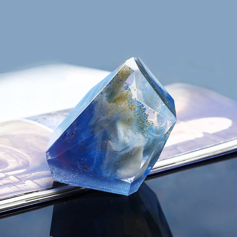 New 1PCS Cut stone Square Tran - огляд і ціна Epoxy Uv Resin Kit