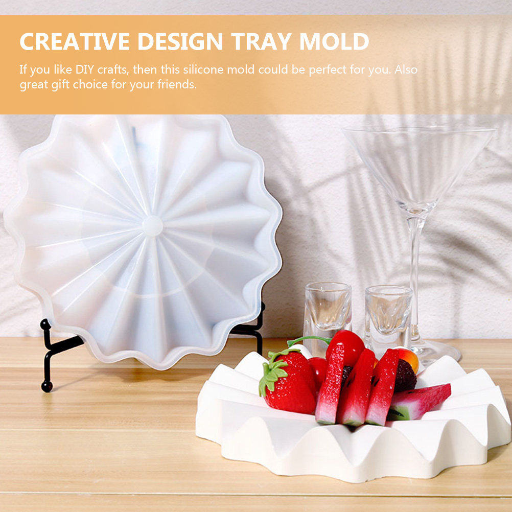 Premium Flexible Silicone Wave - огляд і ціна Serving Tray Mold