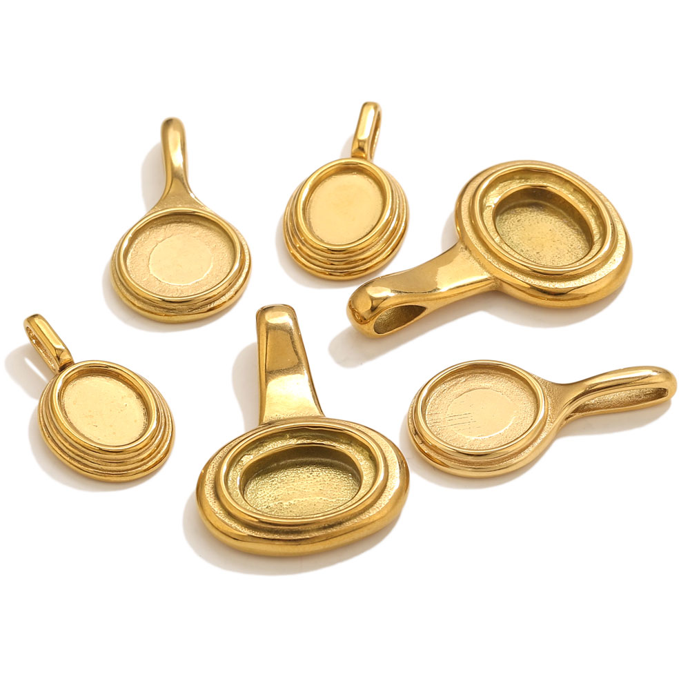 5pcs Stainless Steel Round Ova - огляд і ціна Resin Craft Projects