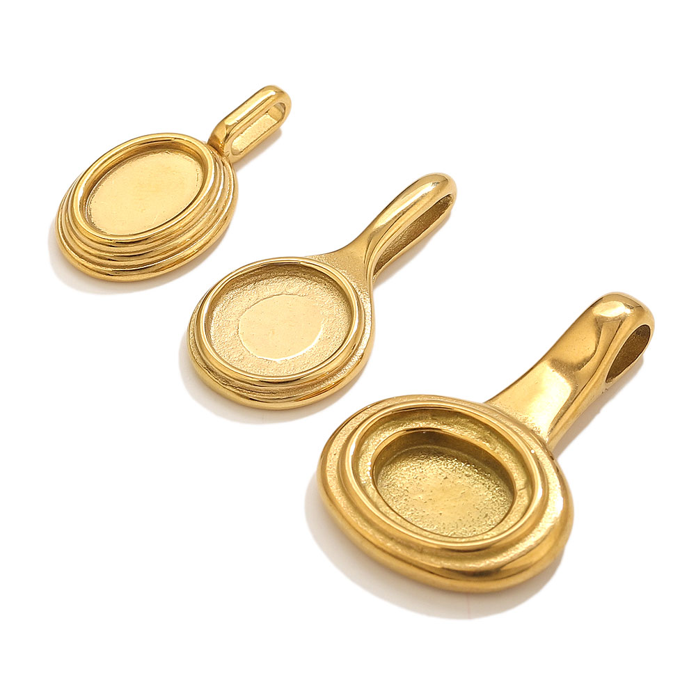 5pcs Stainless Steel Round Ova - огляд і ціна Resin Craft Projects