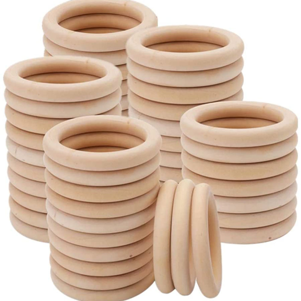 Unfinished Solid Wooden Rings  - огляд і ціна Wood Ring Blank