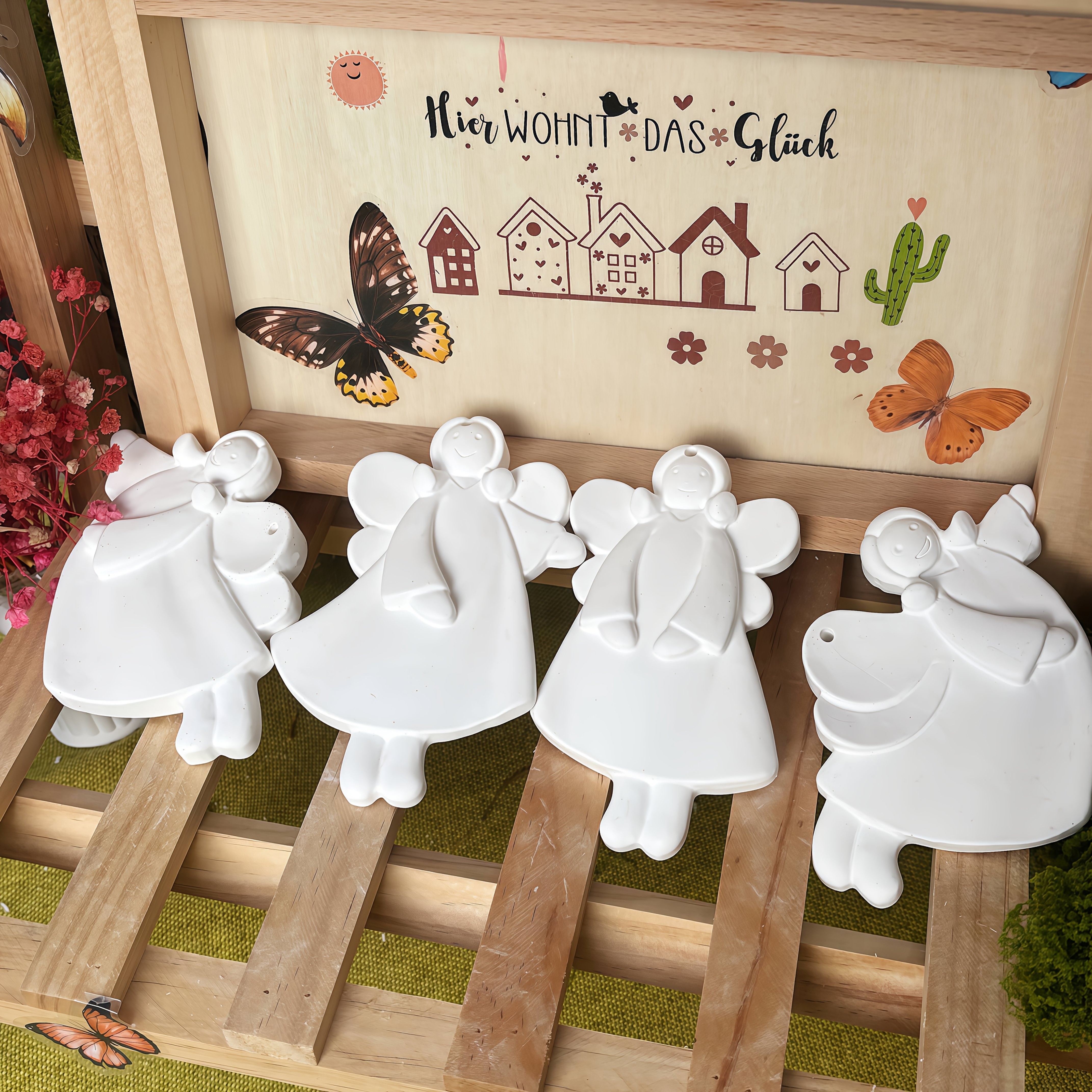 4pcs Angel Pendant Mold, Resin - огляд і ціна Resin Craft Ideas