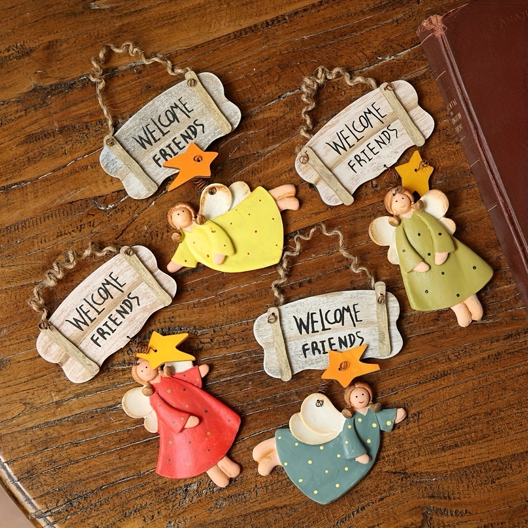 4pcs Angel Pendant Mold, Resin - огляд і ціна Resin Craft Ideas