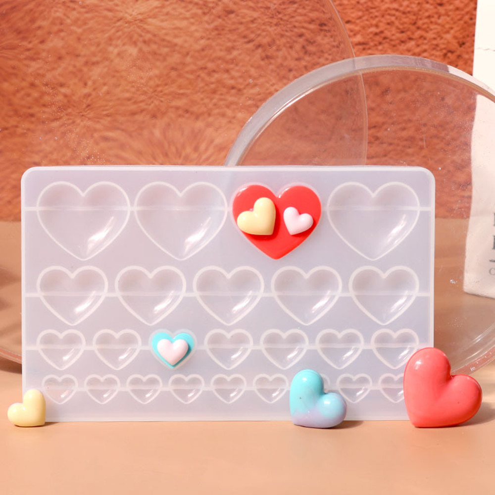 Love Heart Silicone Mold Jewel - огляд і ціна Resin Craft Ideas