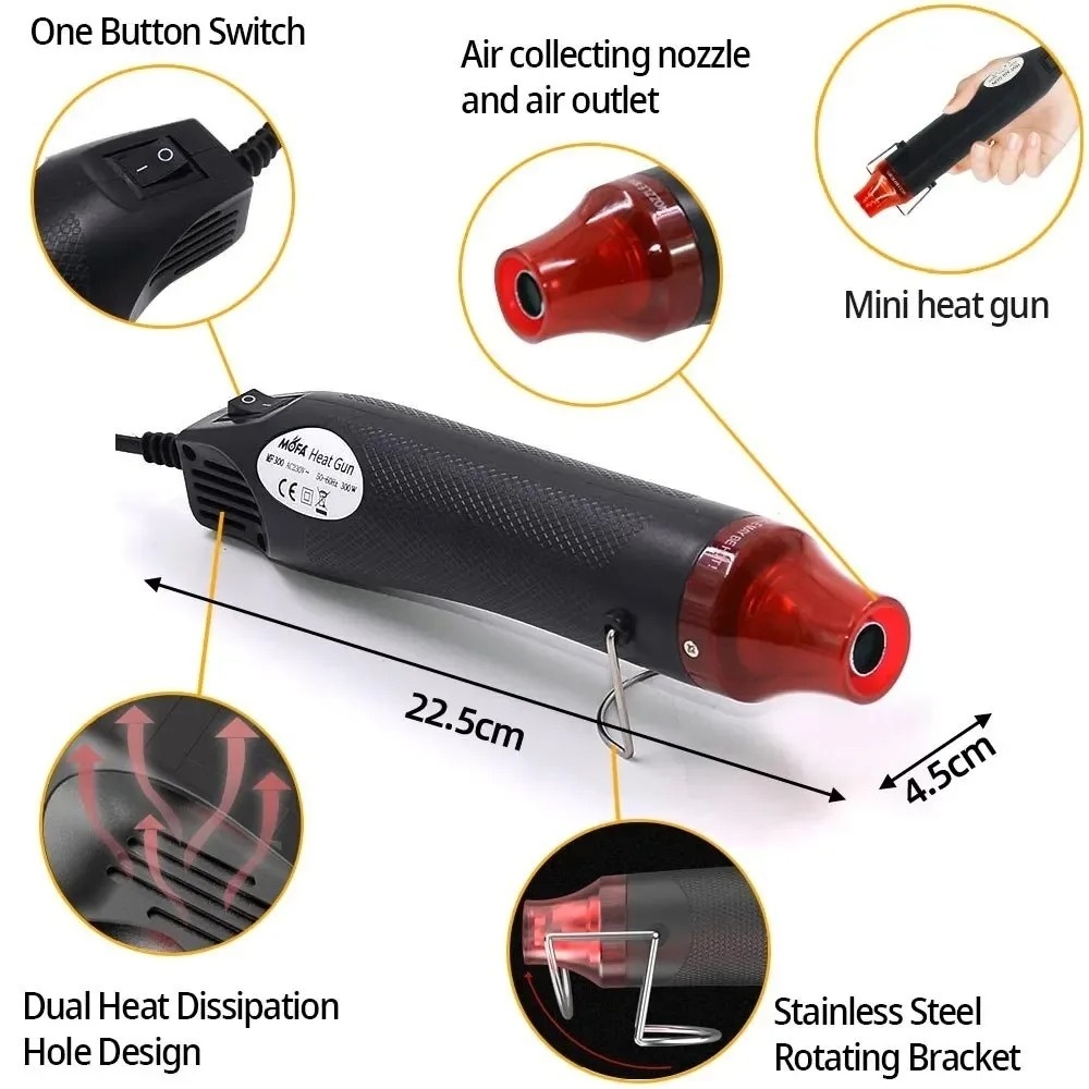 Mini Hot Air Gun Electric Heat - огляд і ціна Heat Gun Small