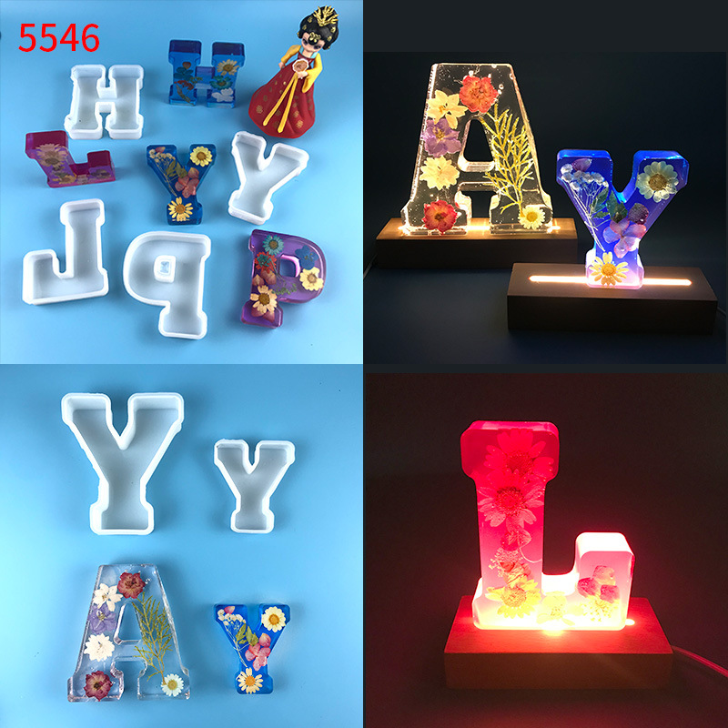1pc A-Z Letter Silicone Molds  - огляд і ціна Resin Craft Ideas