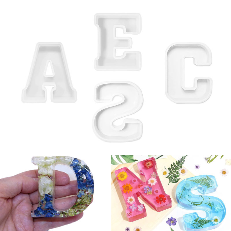 1pc A-Z Letter Silicone Molds  - огляд і ціна Resin Craft Ideas