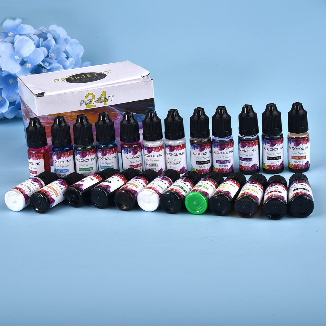 10ML Art Ink Alcohol Resin Pig - огляд і ціна Epoxy Uv Resin Kit