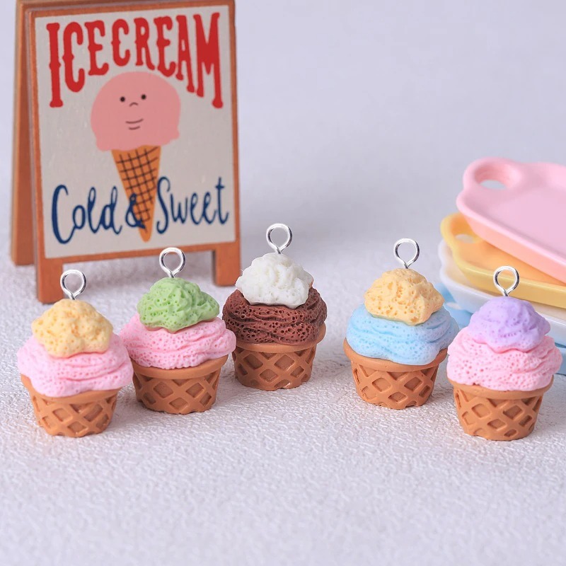 10Pcs Adorable 3D Simulated Ic - огляд і ціна Resin Crafts Diy