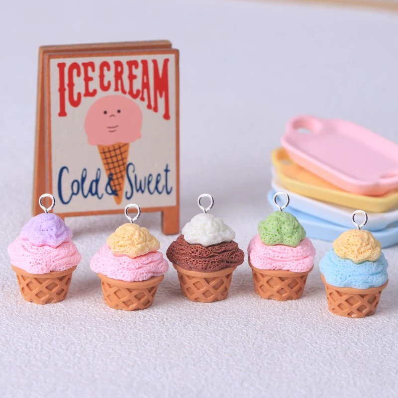 10Pcs Adorable 3D Simulated Ic - огляд і ціна Resin Crafts Diy