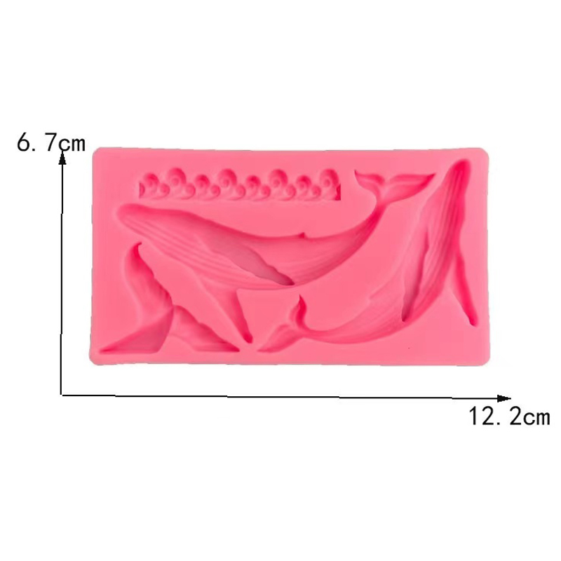 Whale Silicone Mold DIY Whale  - огляд і ціна Resin Ocean Wave Mold