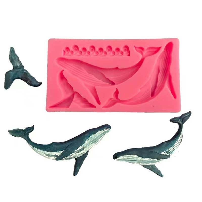 Whale Silicone Mold DIY Whale  - огляд і ціна Resin Ocean Wave Mold