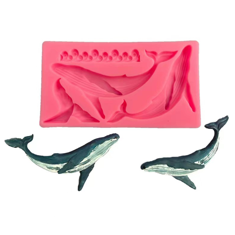Whale Silicone Mold DIY Whale  - огляд і ціна Resin Ocean Wave Mold