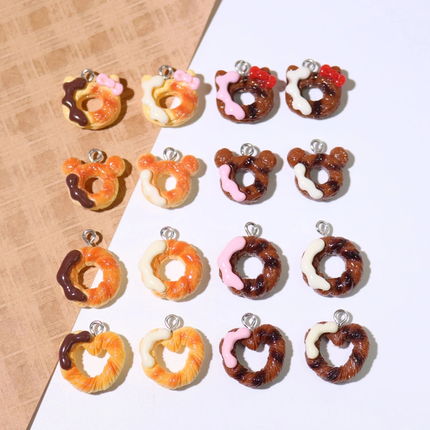 10Pcs Lovely Heart Food Toy Re - огляд і ціна Resin Crafts Diy