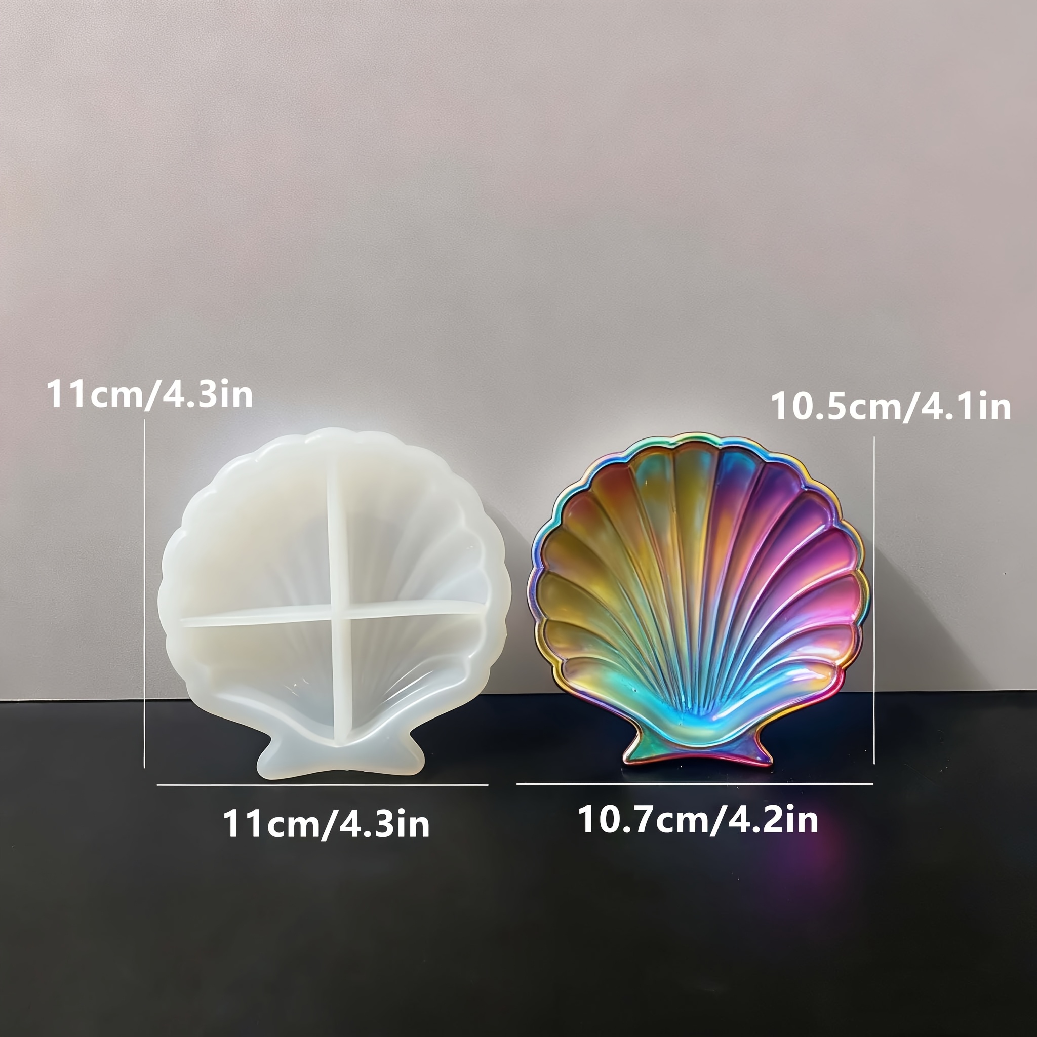 1 piece of silicone shell resi - огляд і ціна Resin Craft Ideas