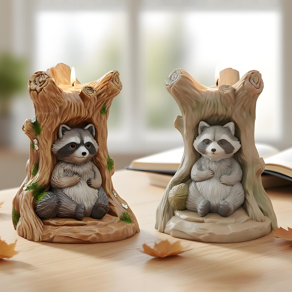 LZ119 New Styles Raccoon Stump - огляд і ціна Resin Craft Ideas