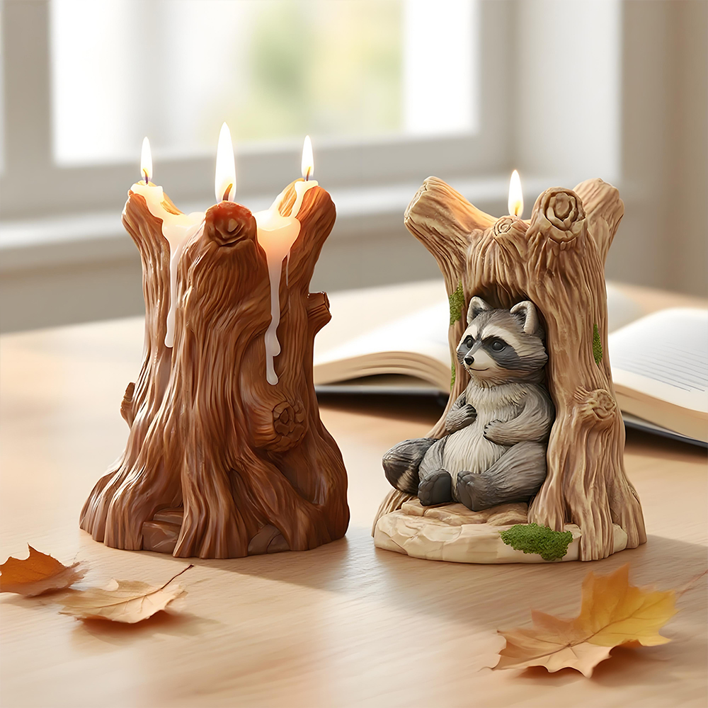 LZ119 New Styles Raccoon Stump - огляд і ціна Resin Craft Ideas