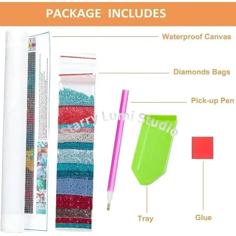 5D Diamond Painting Set DIY Ji - огляд і ціна Resin Craft Kit