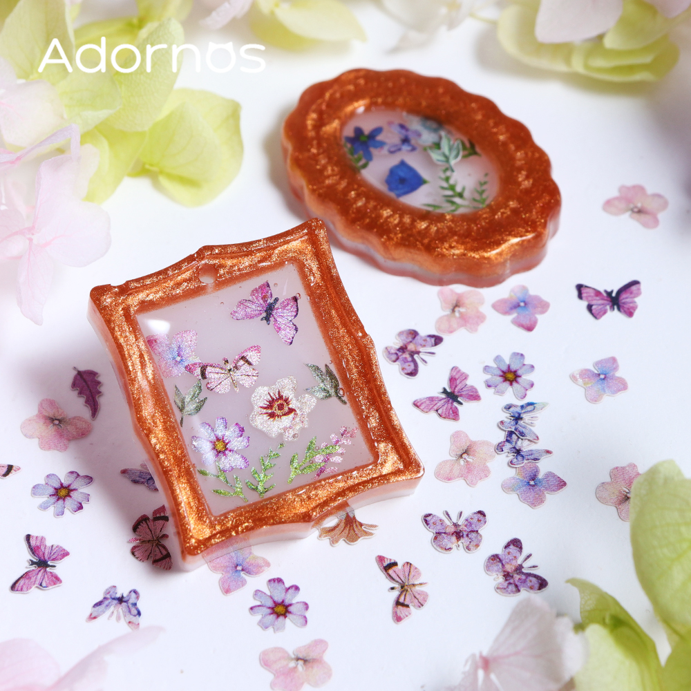 180pcs/box Wood Pulp Flowers C - огляд і ціна Resin Craft Ideas