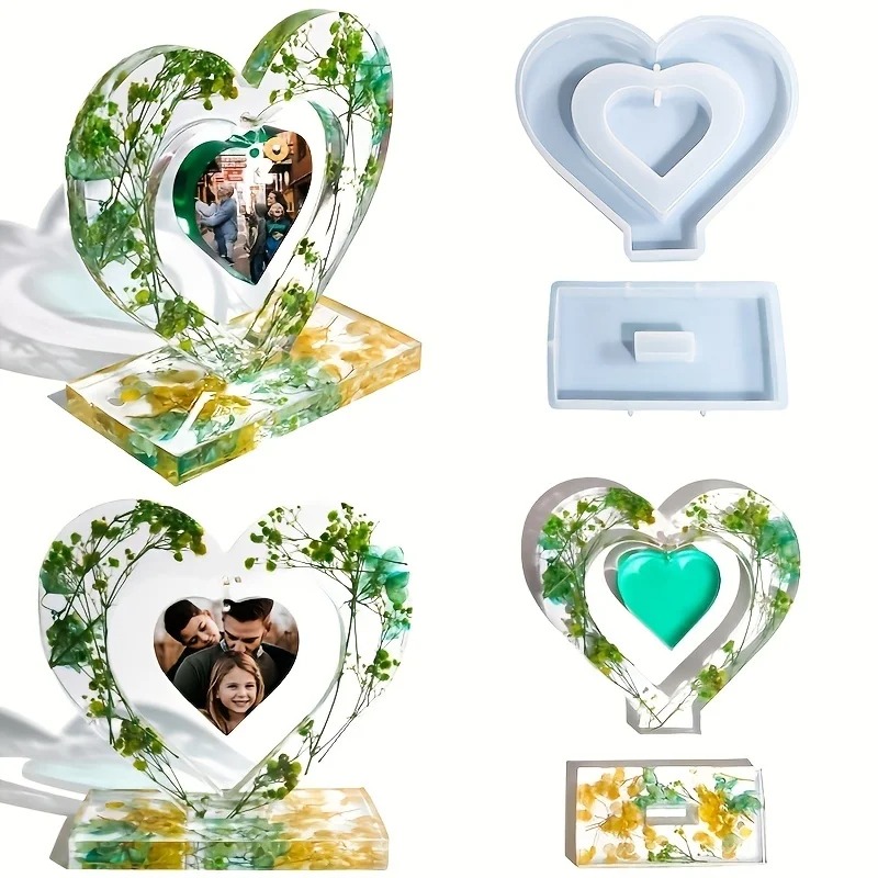 Heart Resin Molds, 2 Pieces Lo - огляд і ціна Resin Craft Ideas