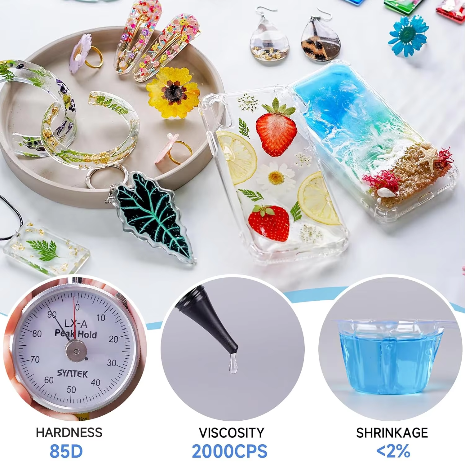 UV Resin Crystal Clear Ultravi - огляд і ціна Epoxy Uv Resin Kit