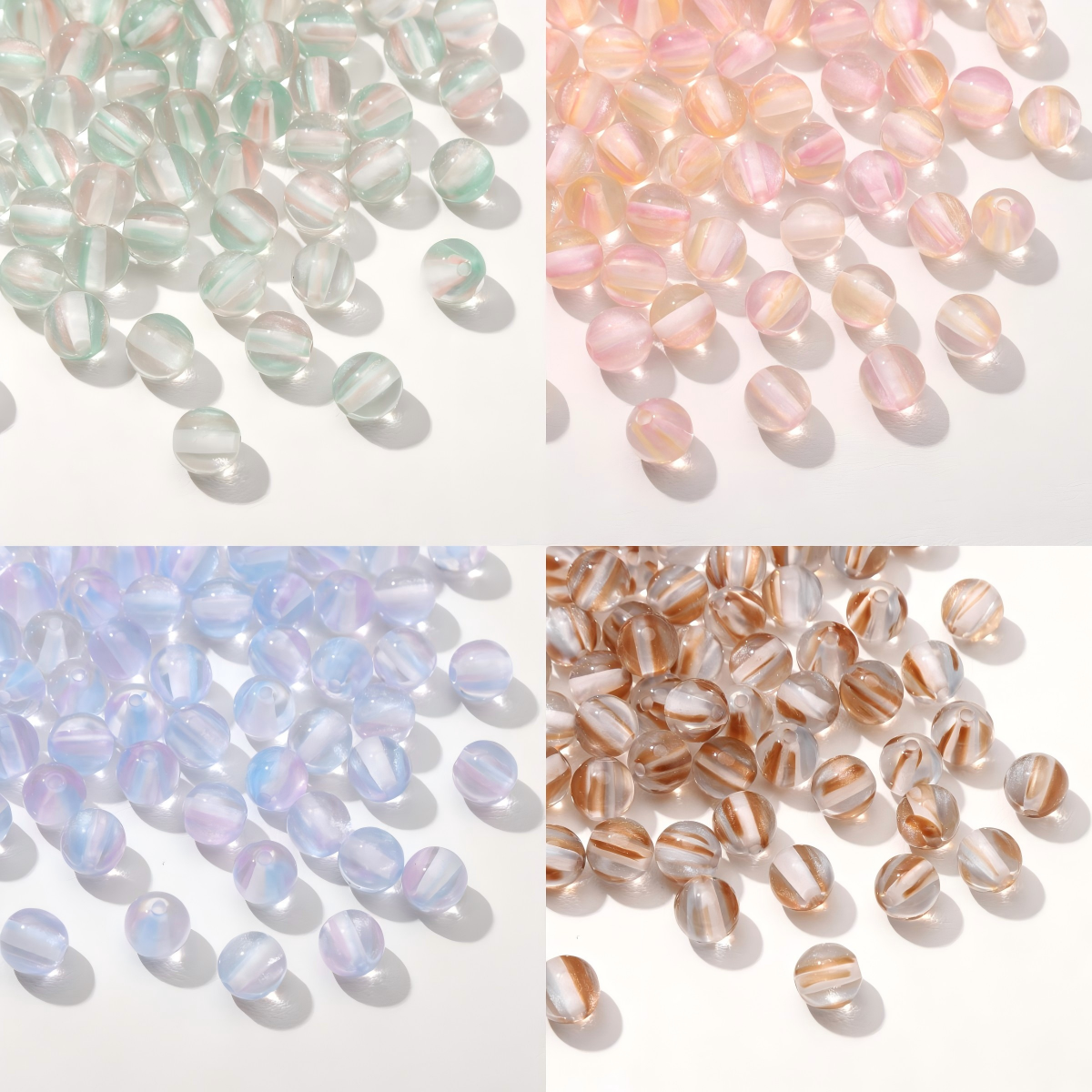 8mm 100Pcs Colorful Round Resi - огляд і ціна Resin Crafts Diy