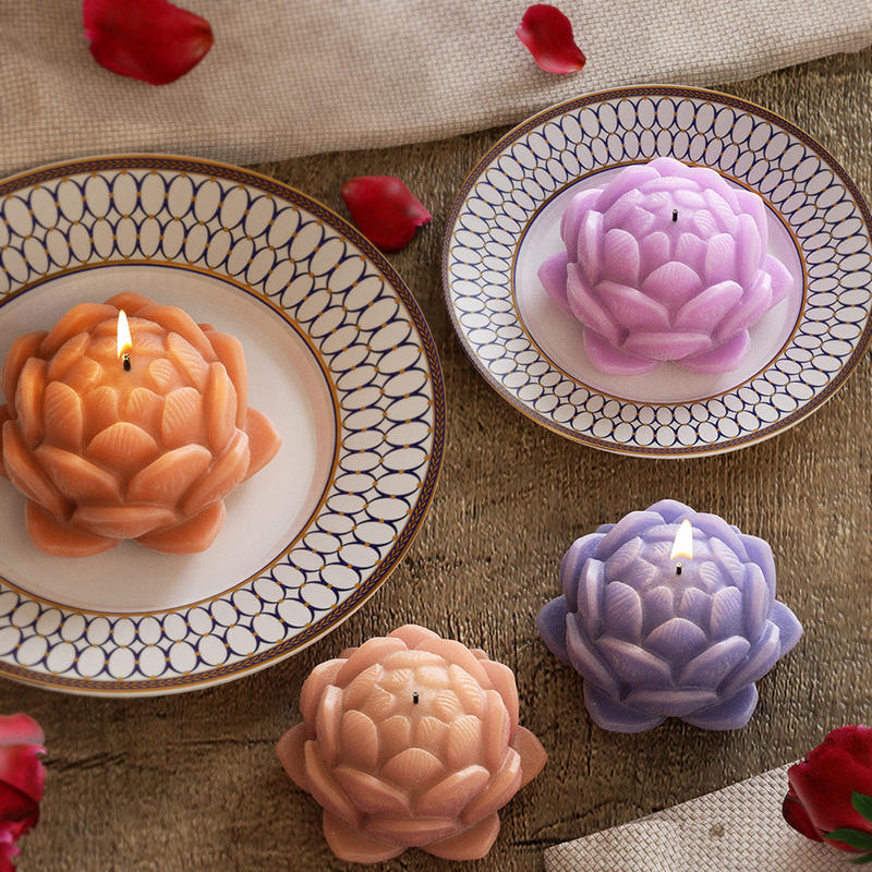 1PC Lotus Flower Candle Mold S - огляд і ціна Resin Craft Ideas