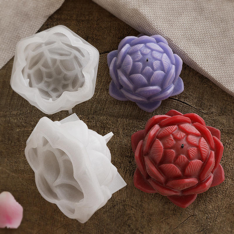 1PC Lotus Flower Candle Mold S - огляд і ціна Resin Craft Ideas