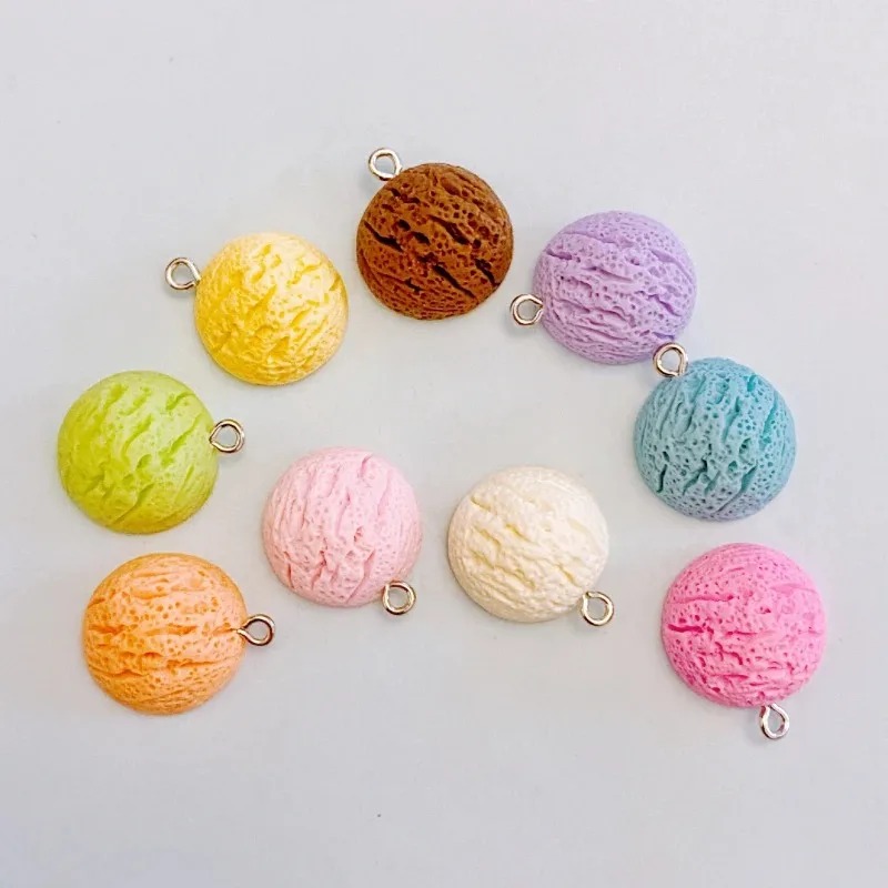 10Pcs Kawaii Macaron Ice Cream - огляд і ціна Resin Craft Supplies