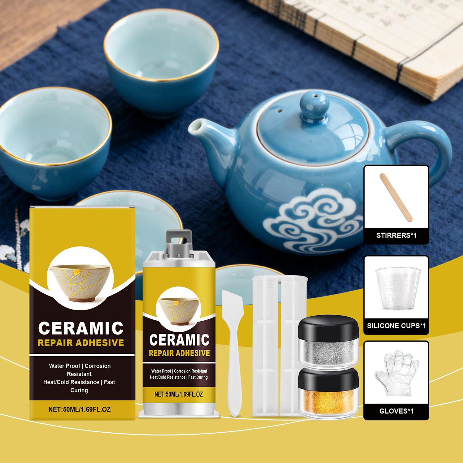 Ceramic Glass Repair Kit Epoxy - огляд і ціна Resin Craft Workshop