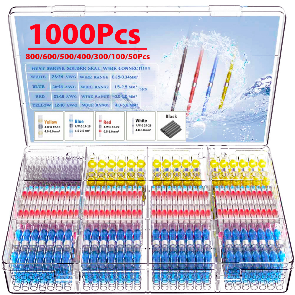 50-1000Pcs Solder Seal Wire Co - огляд і ціна Heat Gun Small