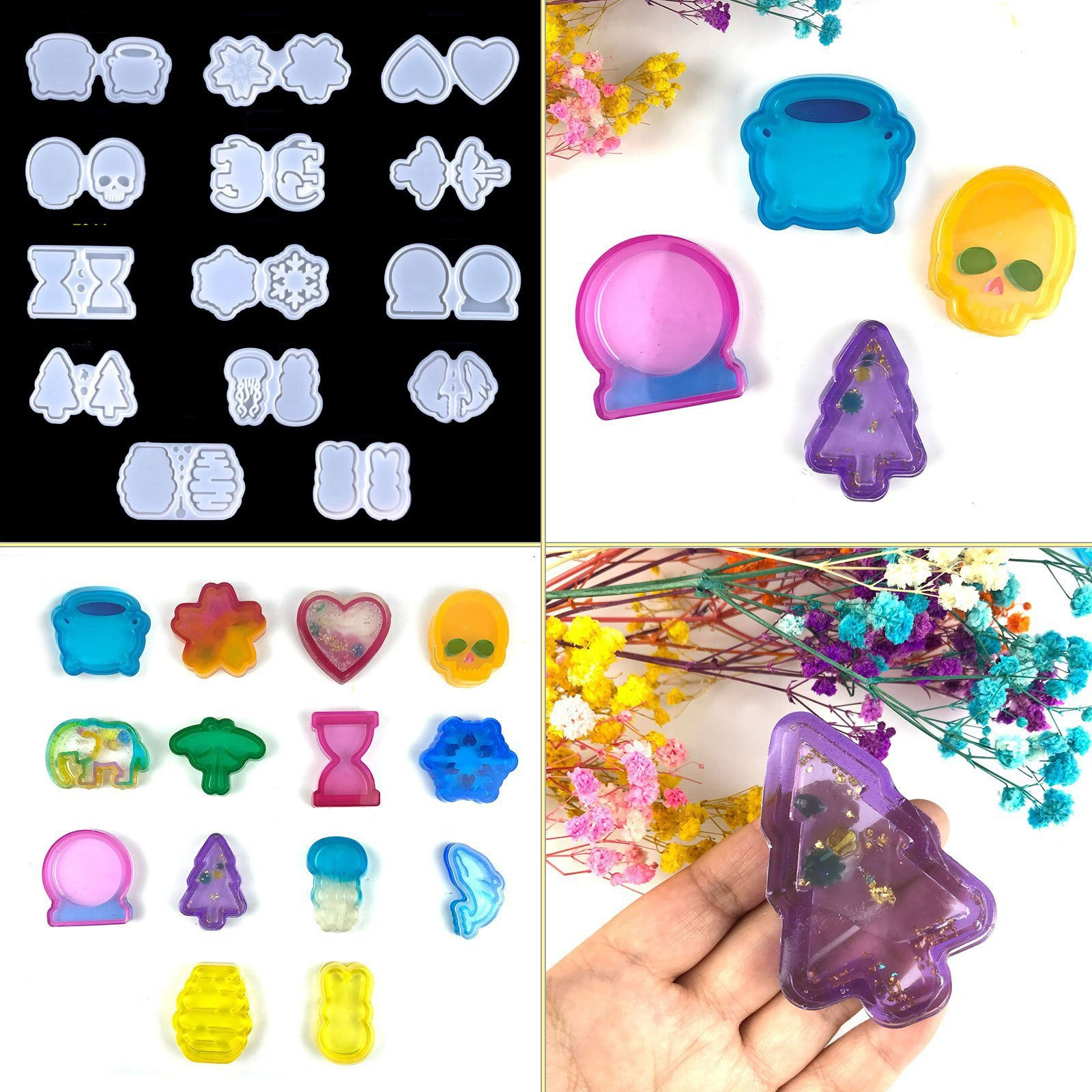 DIY Shaker Mold Silicone Epoxy - огляд і ціна Resin Ocean Wave Mold
