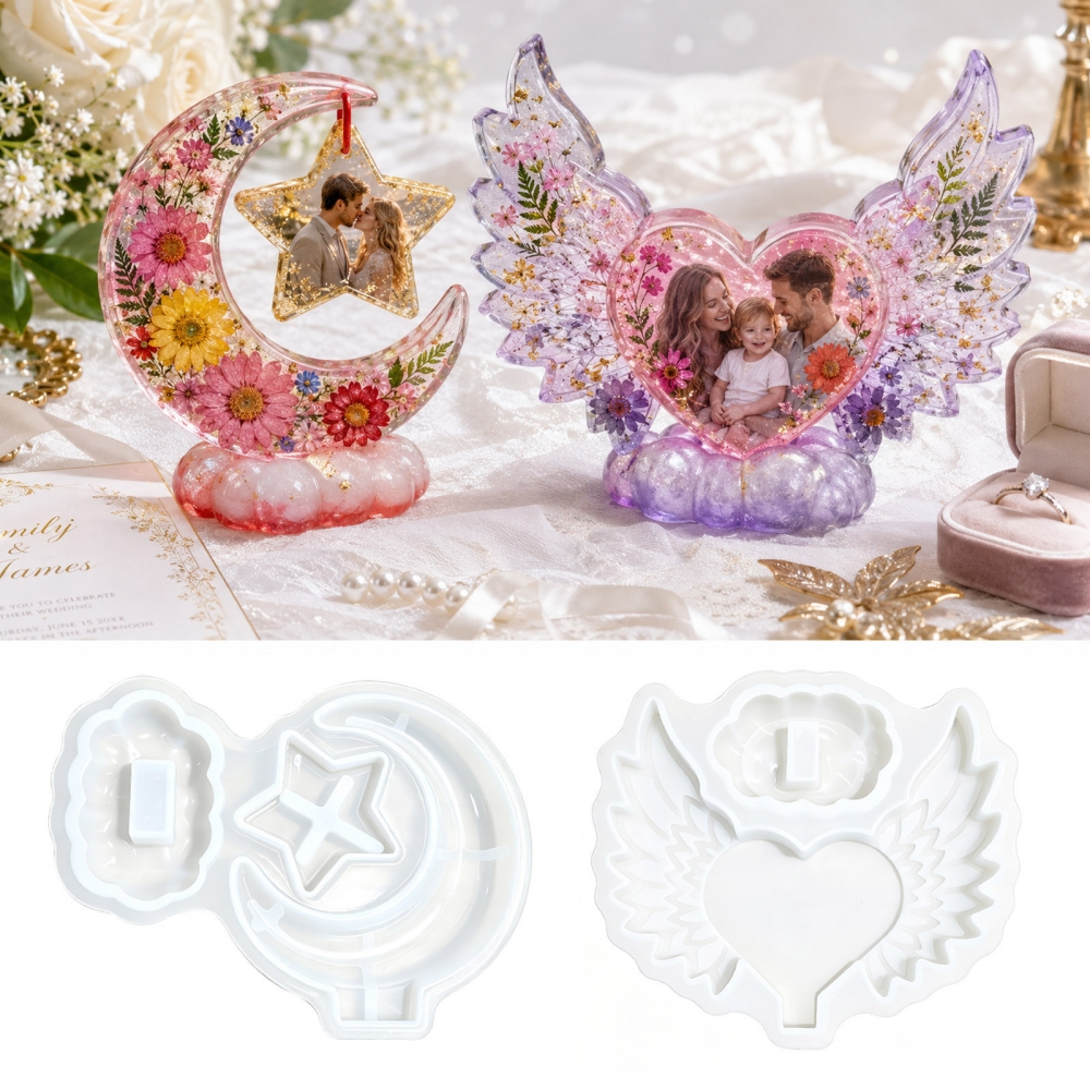 S0308 Heart Shaped Photo Frame - огляд і ціна Resin Craft Ideas