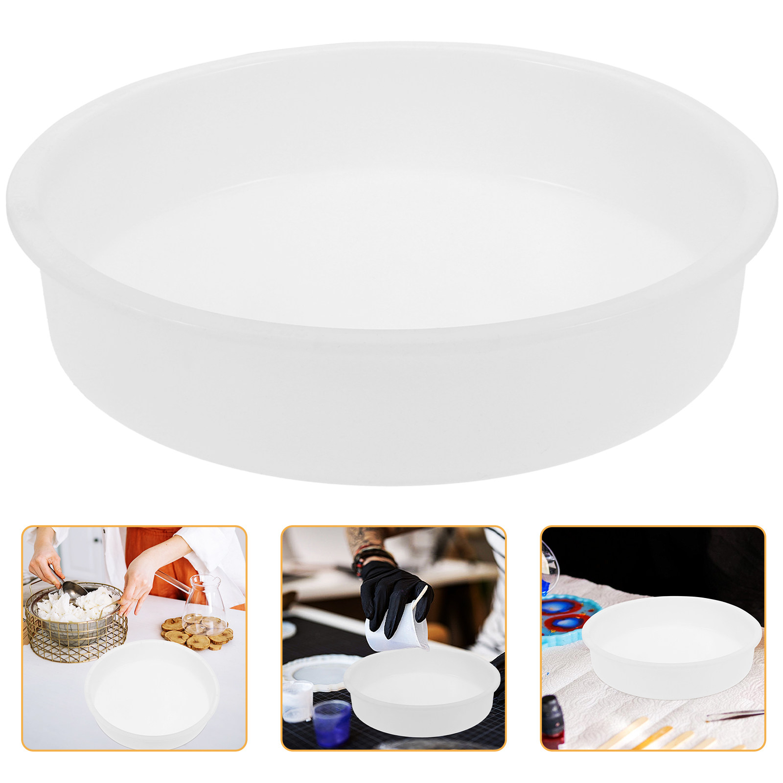 Silicone Round Resin Mold for  - огляд і ціна Coaster Mold Round