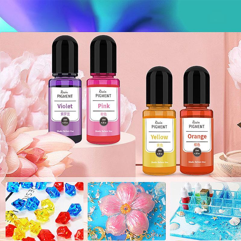 24 Color Art Ink Alcohol Resin - огляд і ціна Resin Pigment Set