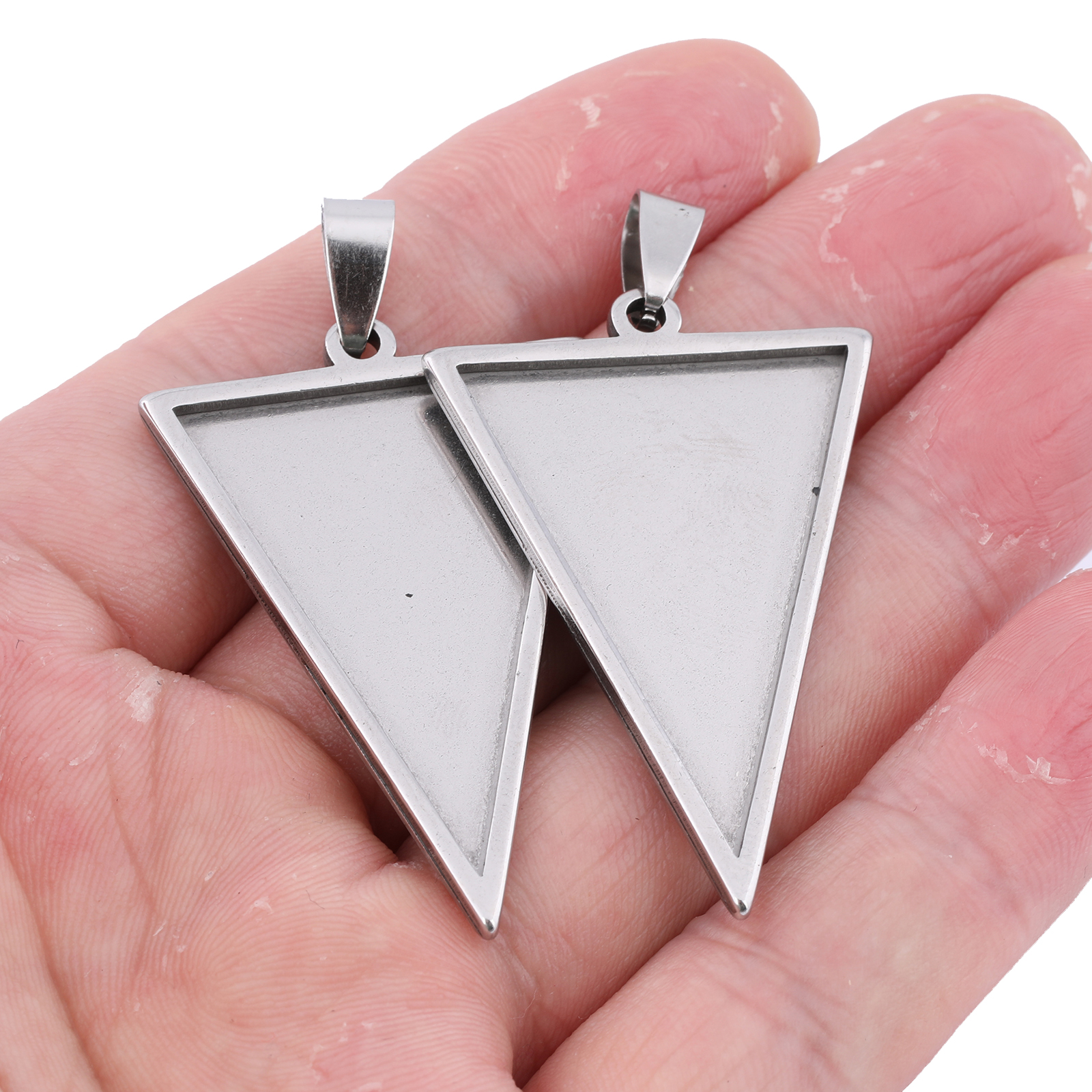 5pcs Stainless Steel 25x35mm T - огляд і ціна Bezels Set Pendant