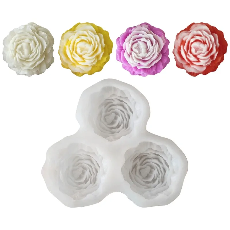 Peony Flower Candle Silicone M - огляд і ціна Resin Craft Ideas
